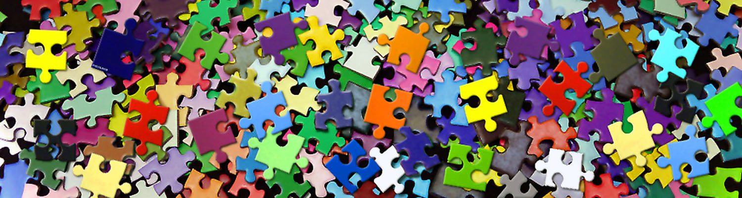 Puzzle pieces header